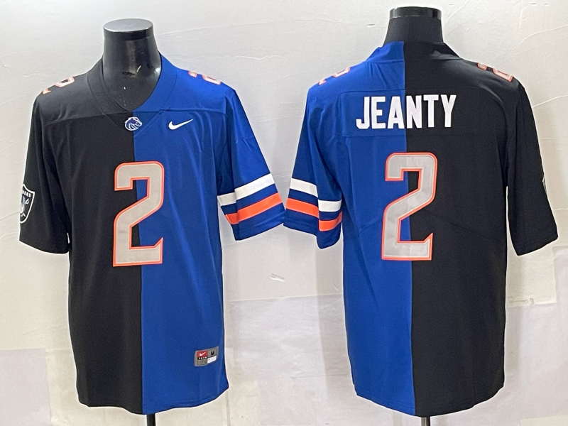 Men's Las Vegas Raiders Ashton Jeanty Black/Blue Game Jersey football jersey product view 1