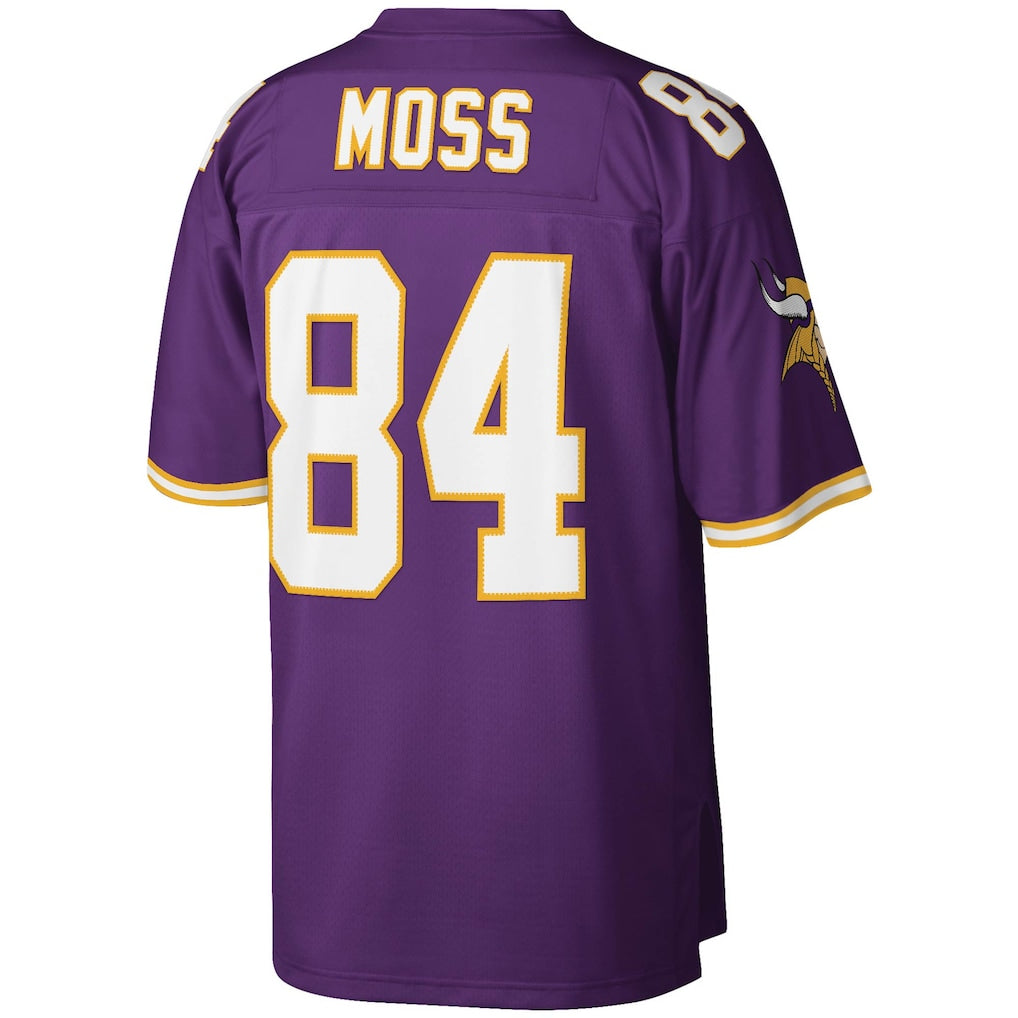 M.Vikings #84 Randy Moss Purple Legacy Replica Jersey football jersey product view 1
