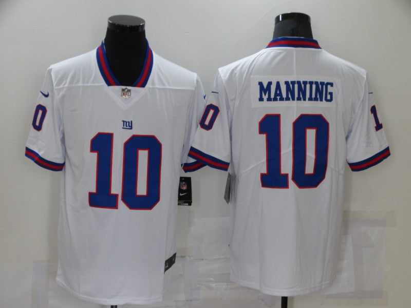 Men's New York Giants Eli Manning White Game Jersey football jersey product view 1