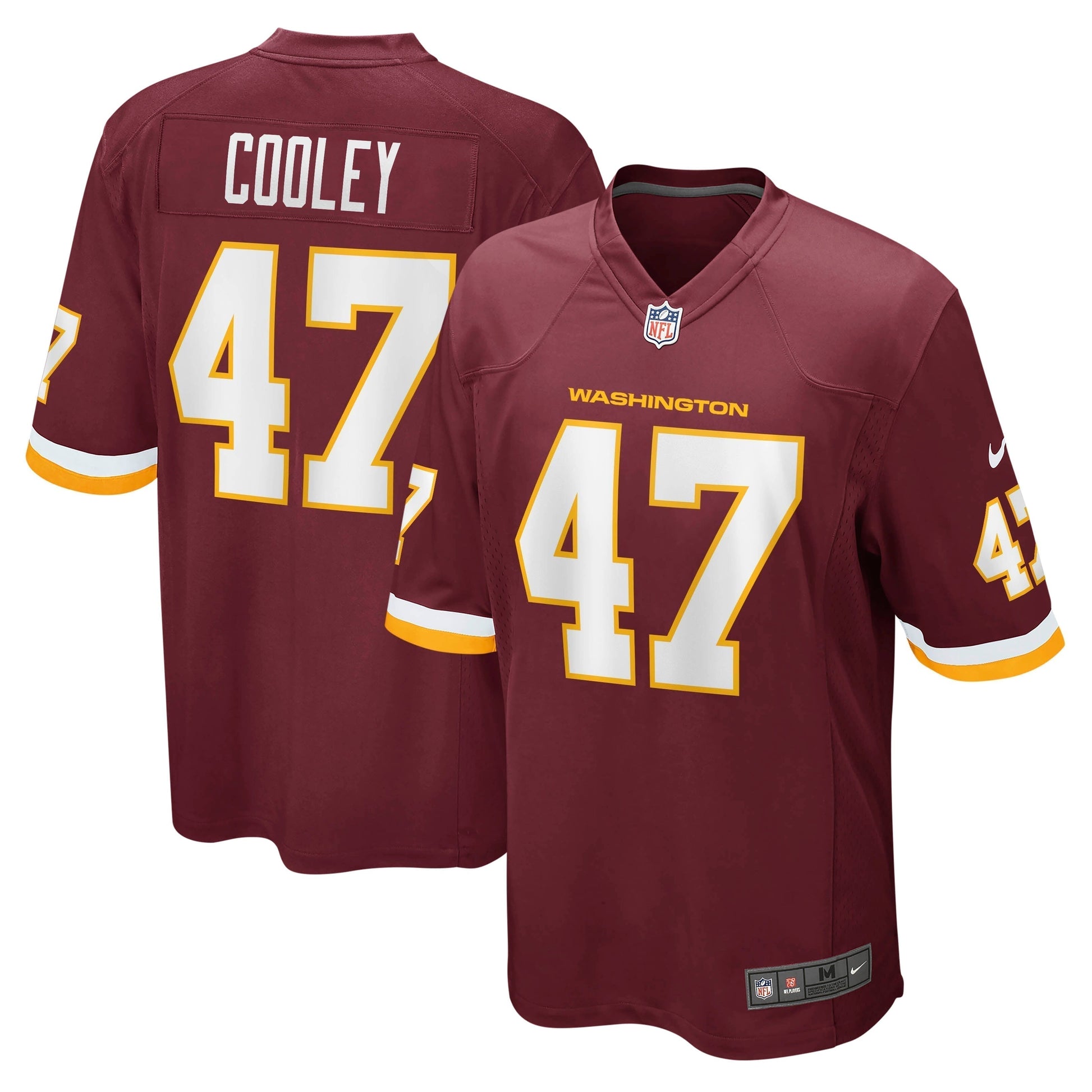 Chris Cooley Washington Football Team Retired Jersey - Burgundy football jersey product view 1