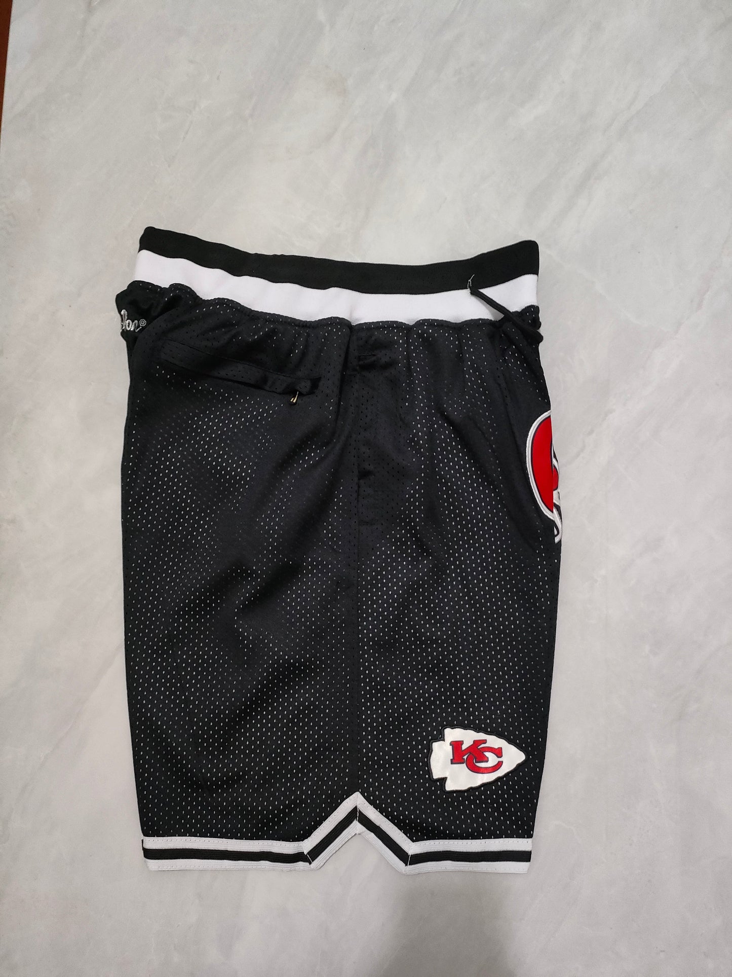 JUST DON Kansas City Chiefs Pocket Shorts football jersey product view 3