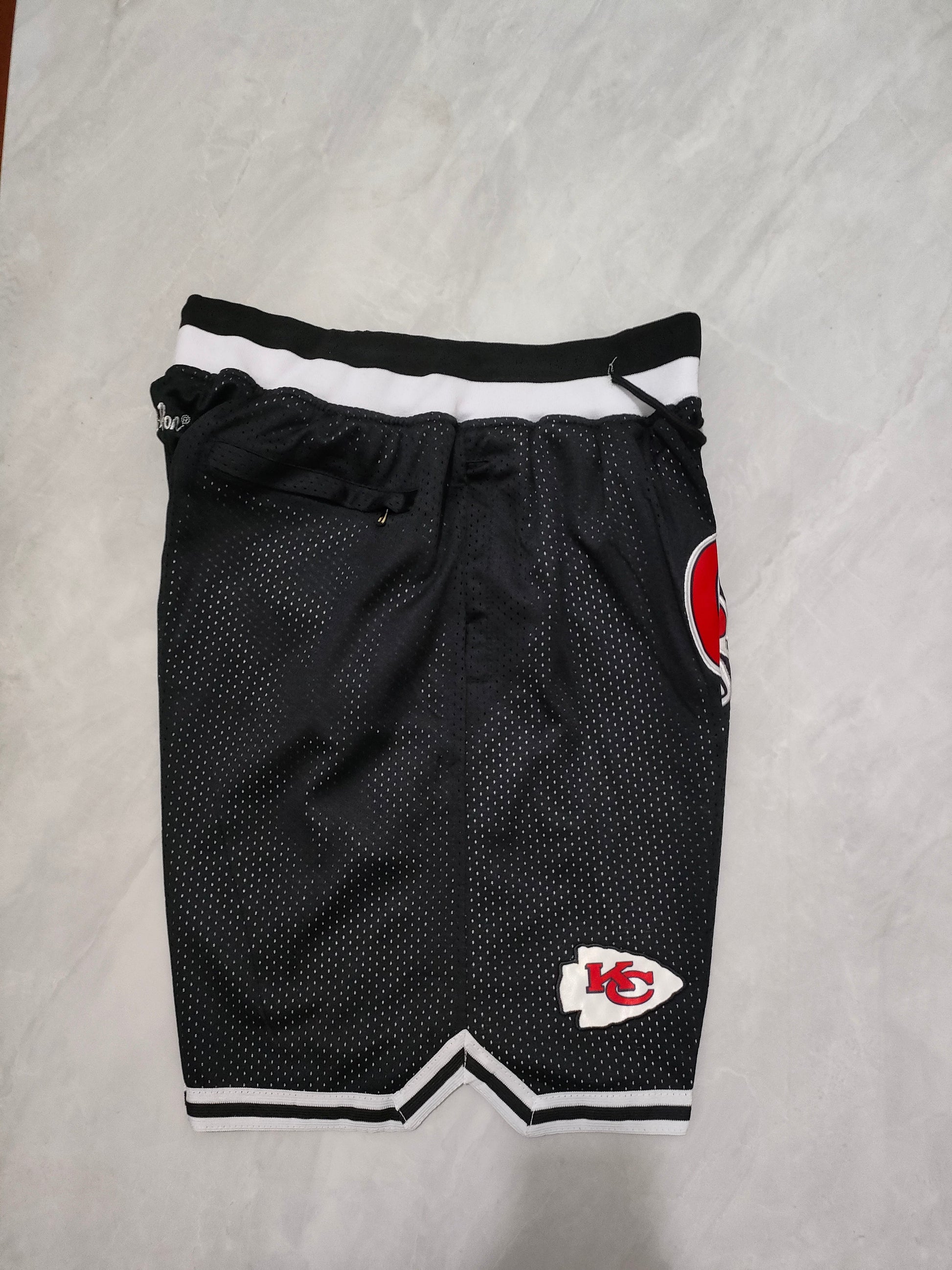 JUST DON Kansas City Chiefs Pocket Shorts football jersey product view 3