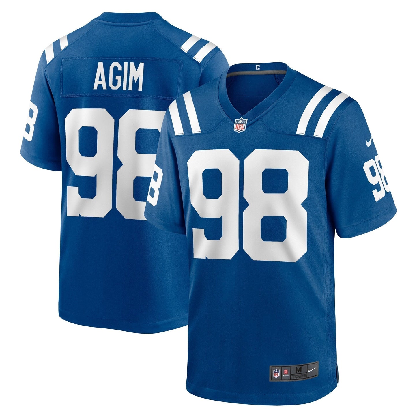 McTelvin Agim Indianapolis Colts Team Game Jersey - Royal football jersey product view 1