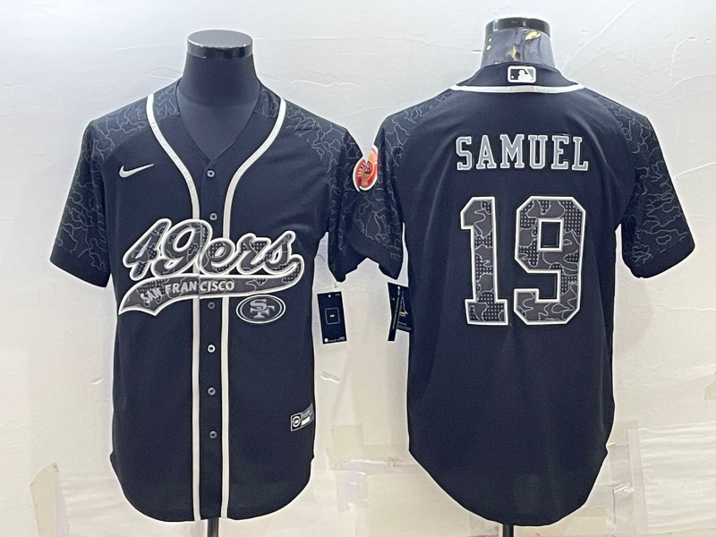 Men's San Francisco 49ers Deebo Samuel Black Retired Player RFLCTV Limited Jersey Joint Edition football jersey product view 1