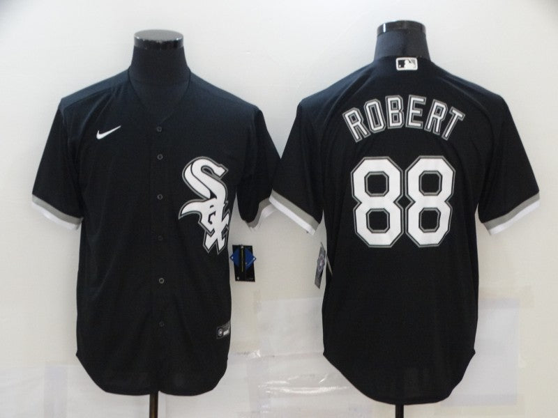 Men's Chicago White Sox Luis Robert Black Replica Baseball Jersey baseball jersey product view 1