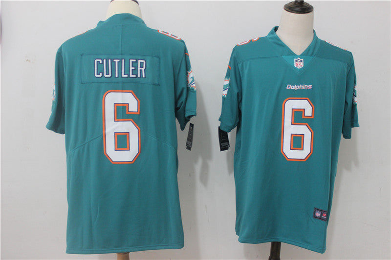 Men's Miami Dolphins Jay Cutler Green Game Jersey football jersey product view 1