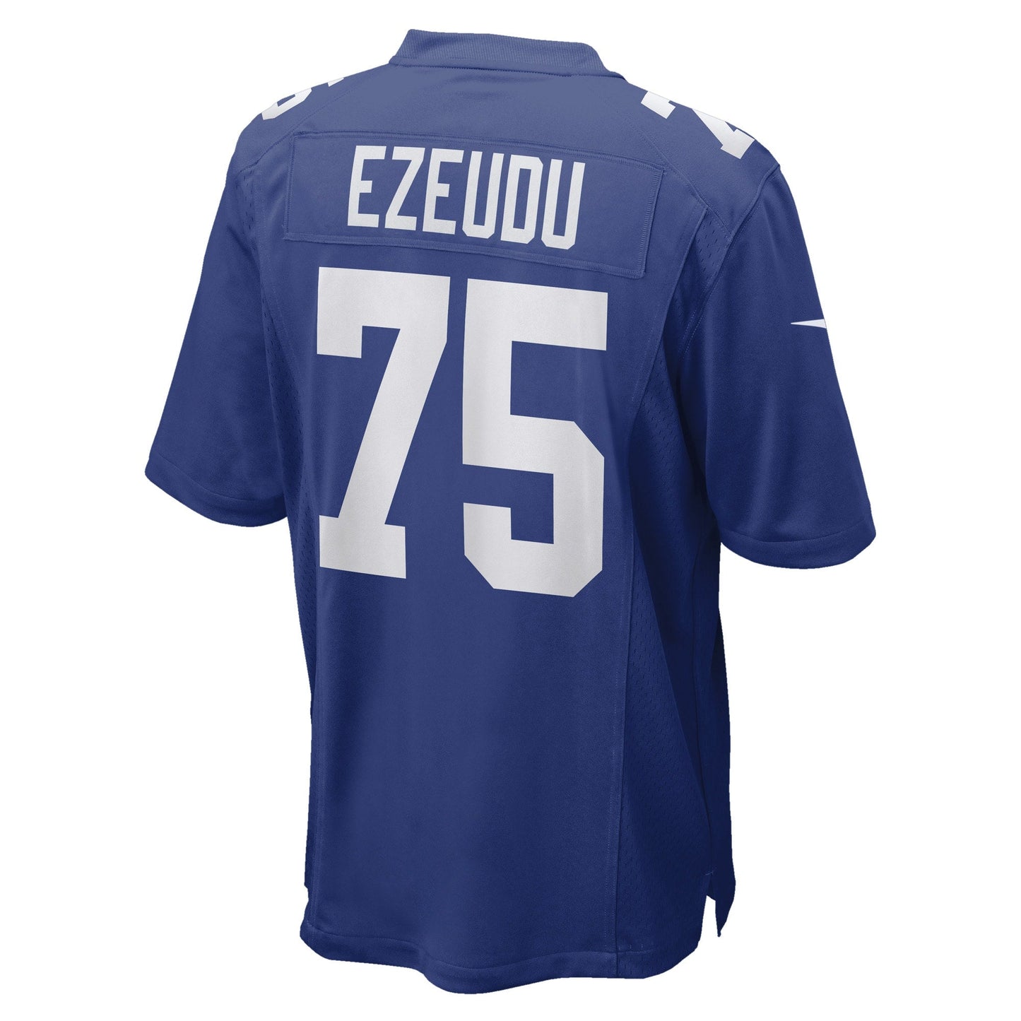 Joshua Ezeudu New York Giants Game Jersey - Royal football jersey product view 3