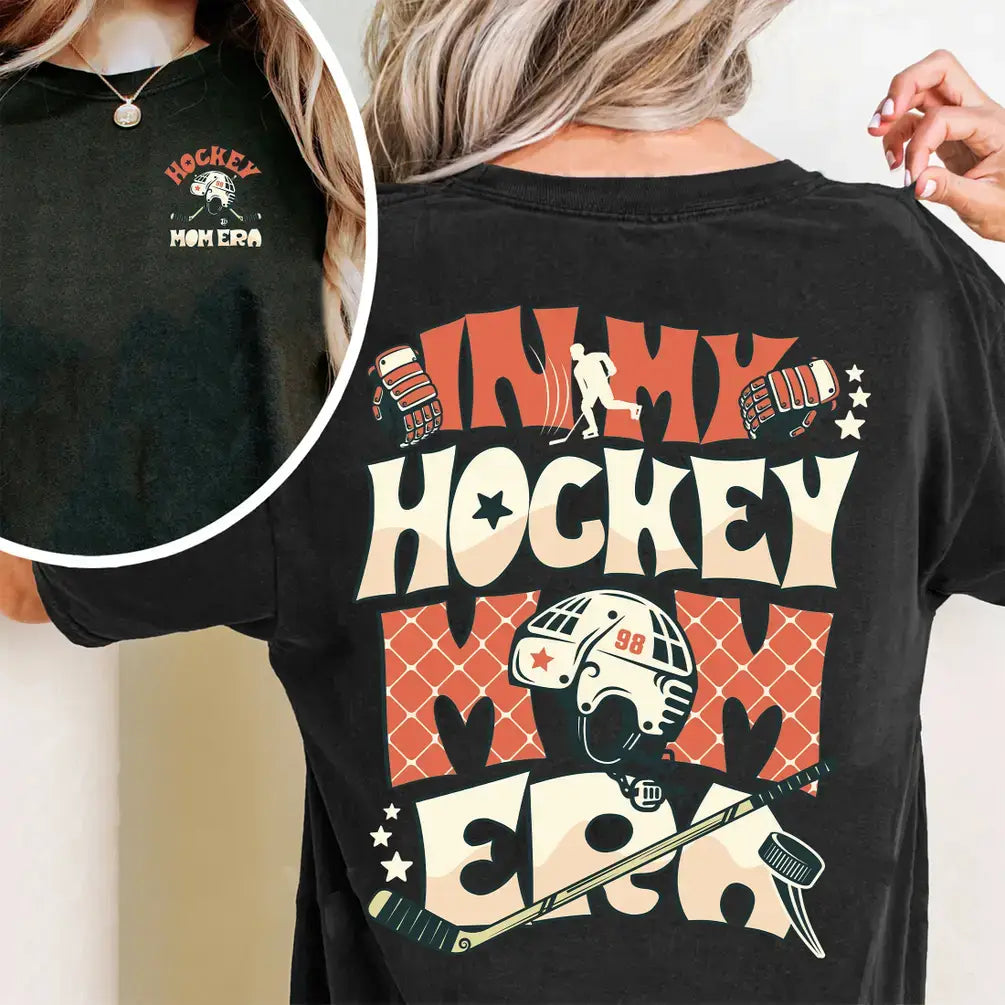Hockey Mom Era Sweatshirt: Stylish Sports Mom Gear Unisex T-shirt, Sweatshirt, Hoodie, Long Sleeve Tee - T-Shirt, Sweatshirt, Hoodie