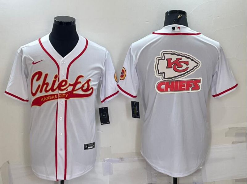 Men's Kansas City Chiefs White Game Jersey football jersey product view 1