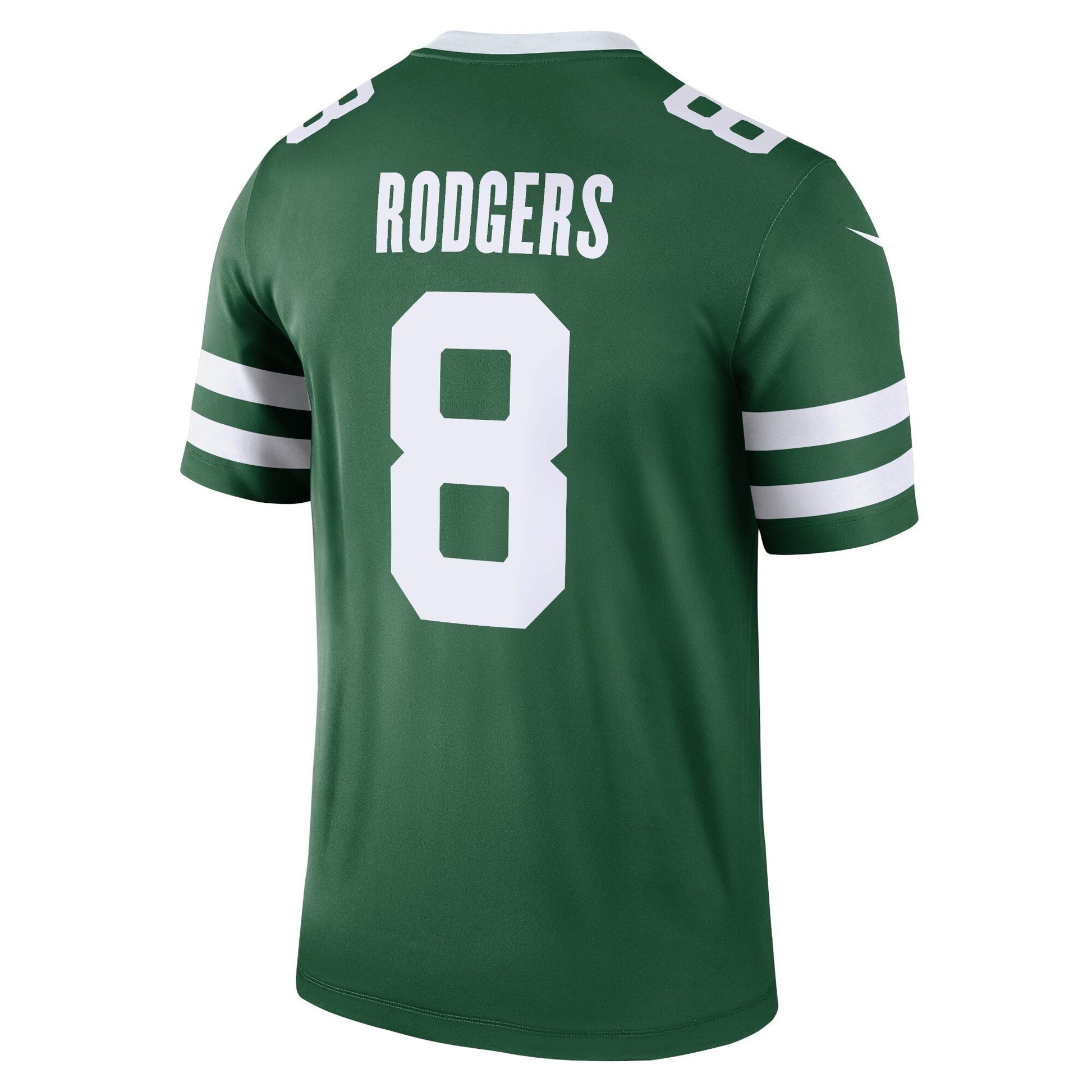 Aaron Rodgers New York Jets Legend Jersey - Legacy Green football jersey product view 3