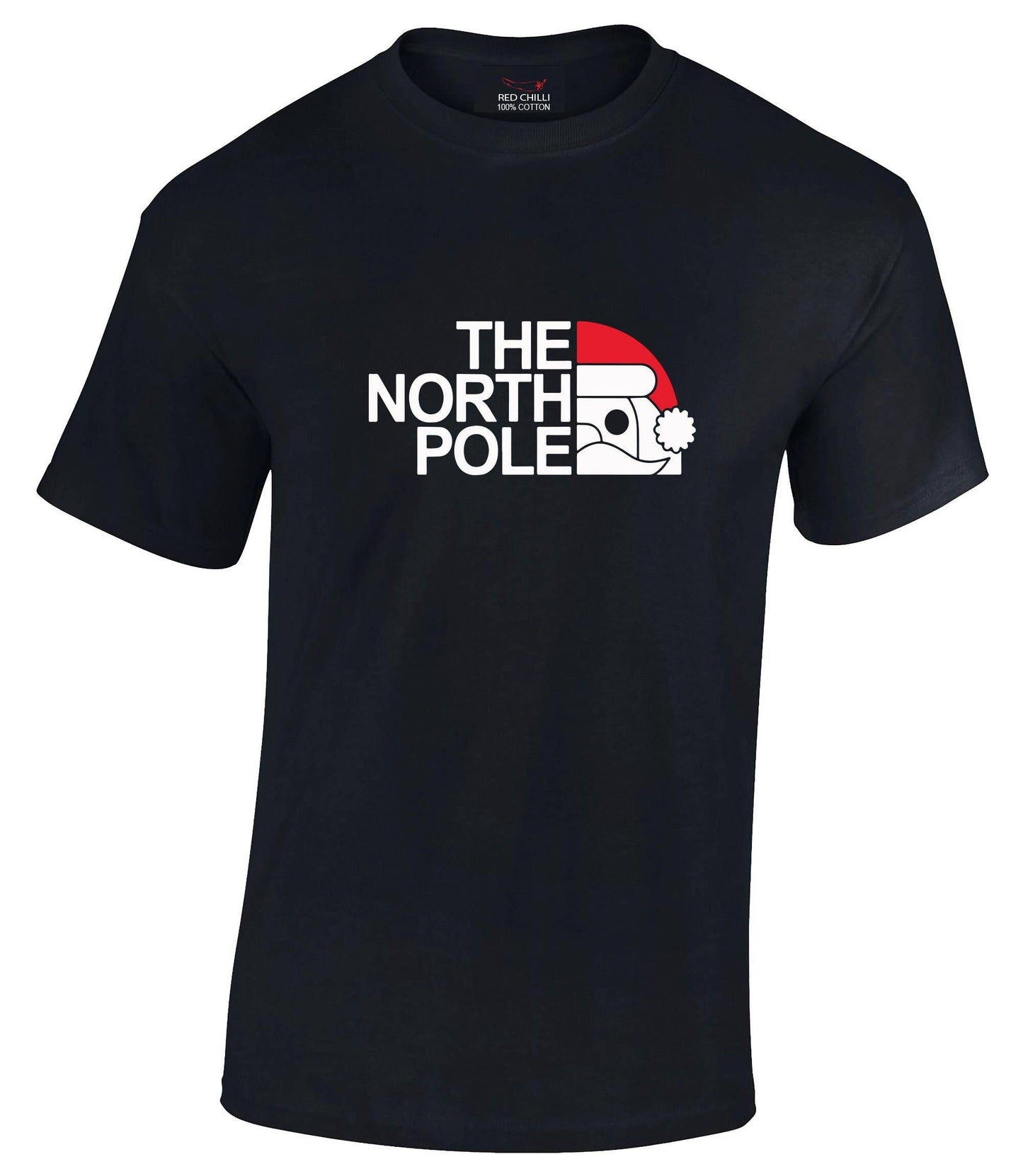 North Pole Christmas T-Shirt, Funny Holiday Gift Design Unisex T-shirt, Sweatshirt, Hoodie, Long Sleeve Tee - T-Shirt, Sweatshirt, Hoodie