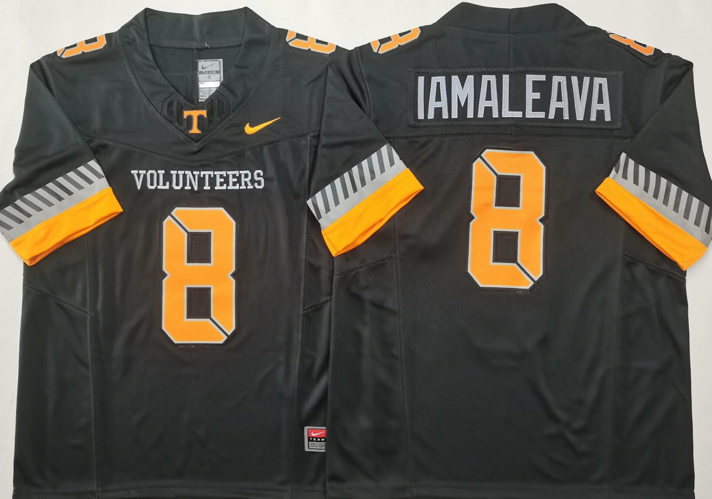 Men's Tennessee Volunteers Nico Iamaleava Black Jersey sports jersey product view 1