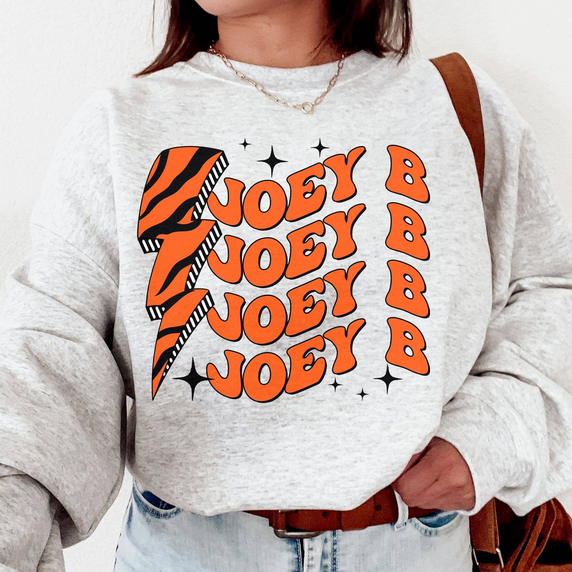 Joey B Cincinnati Football Crewneck Sweatshirt Hoodie Unisex T-shirt, Sweatshirt, Hoodie, Long Sleeve Tee - T-Shirt, Sweatshirt, Hoodie