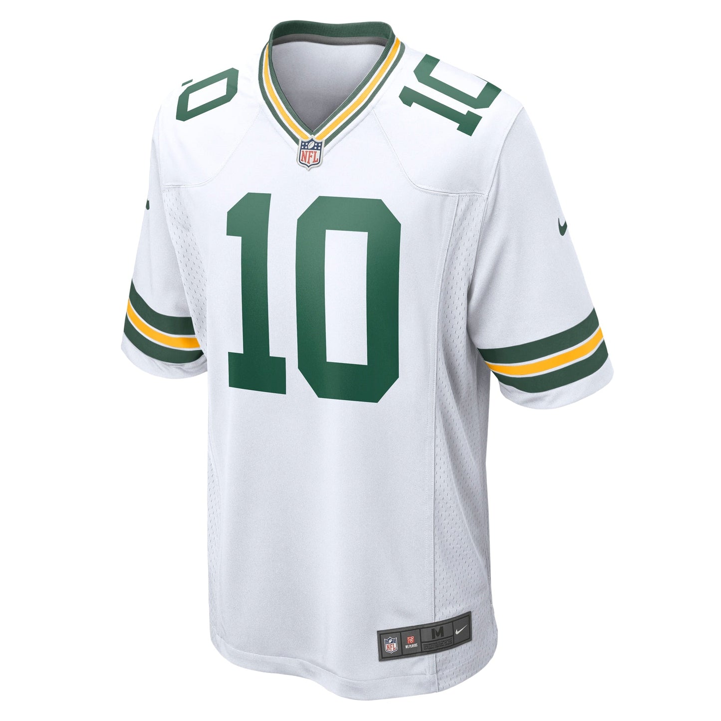 Jordan Love Green Bay Packers Game Jersey - White football jersey product view 2
