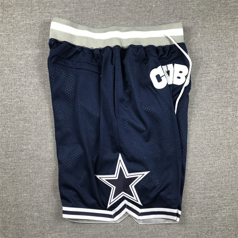 Men's Dallas Cowboys Navy Pocket Shorts football jersey product view 3