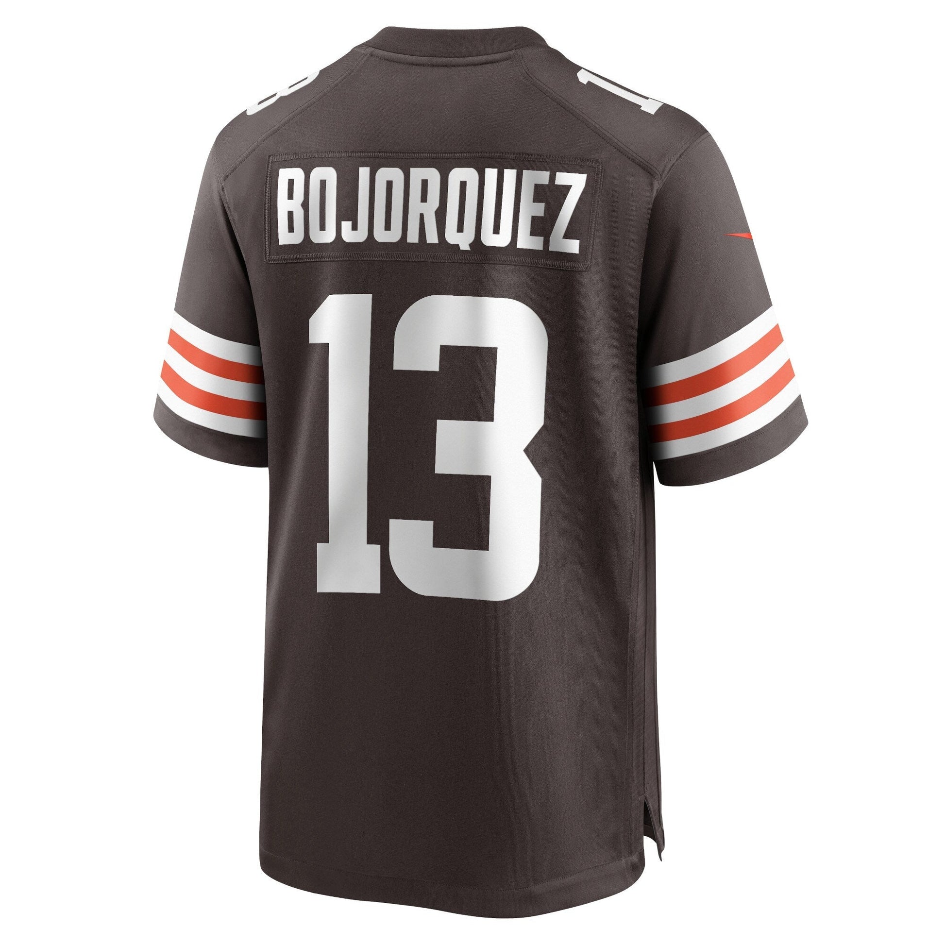 Corey Bojorquez Cleveland Browns Game Jersey - Brown football jersey product view 3