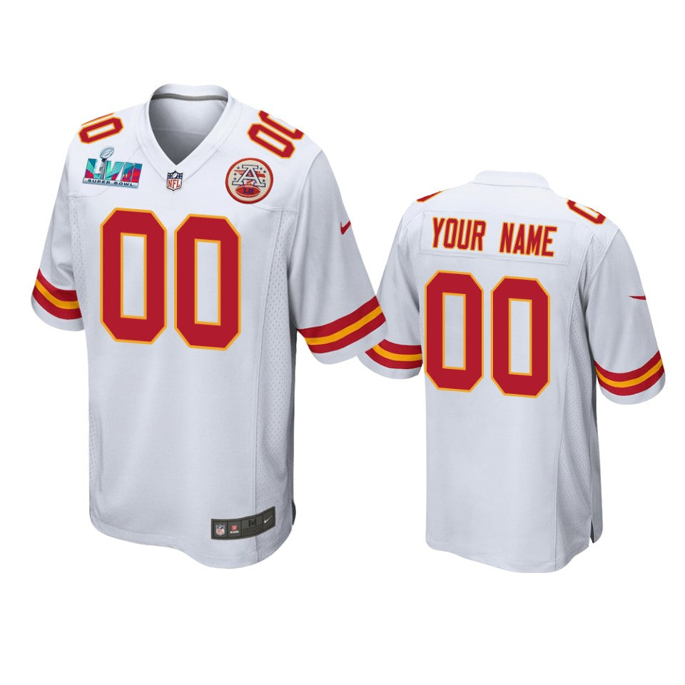 Custom Kansas City Chiefs Super Bowl Jersey football jersey product view 1