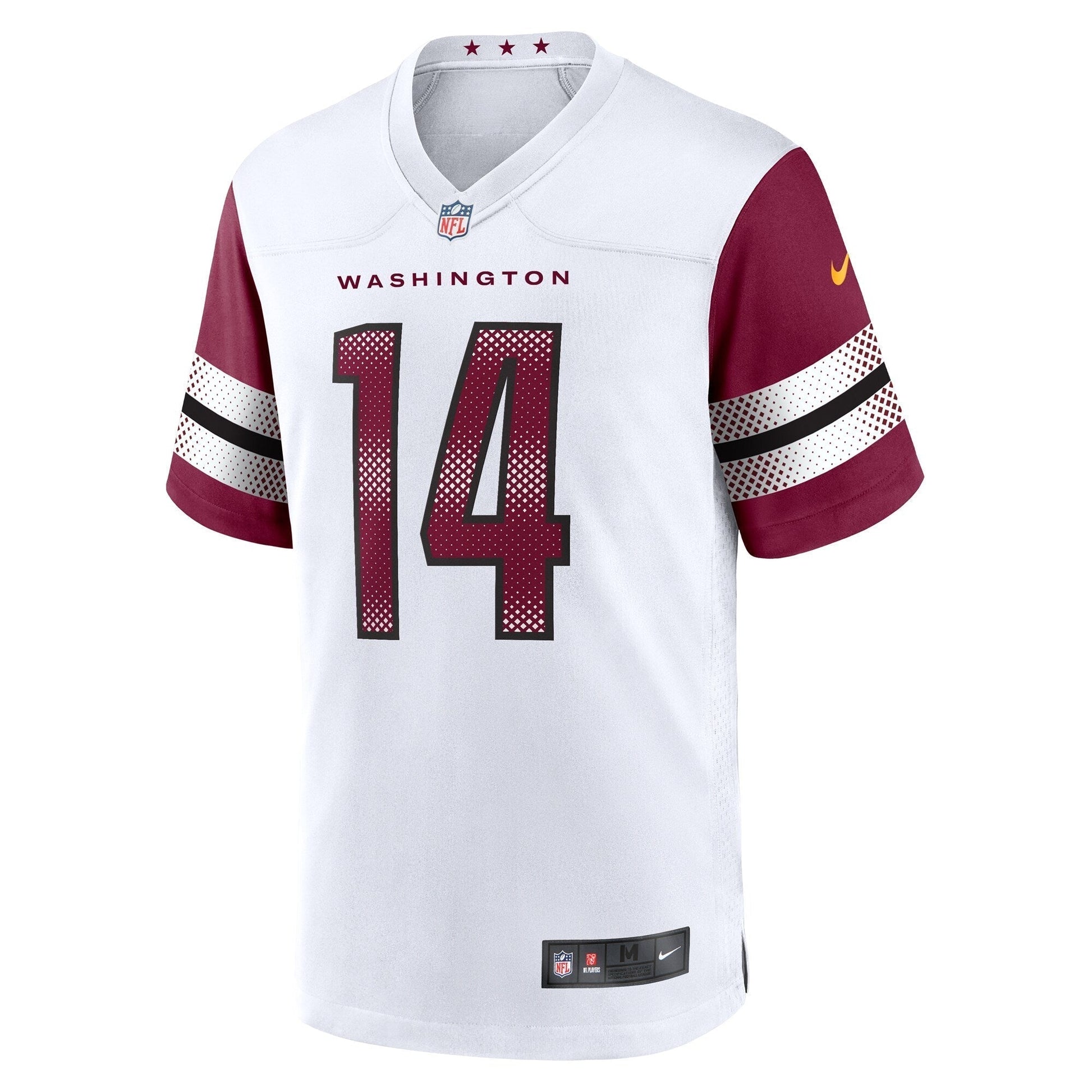 Sam Howell Washington Commanders Team Game Jersey - White football jersey product view 2