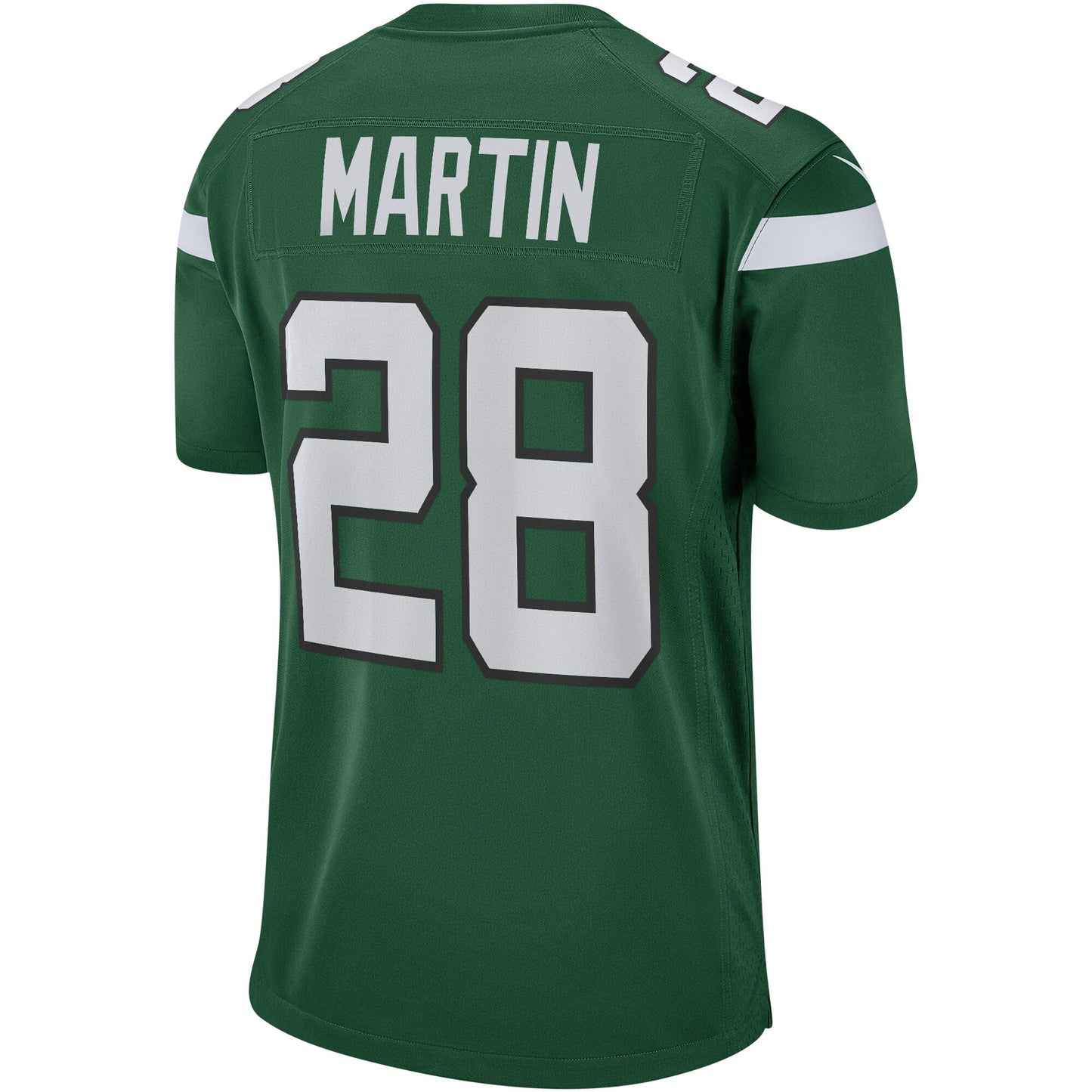 Curtis Martin New York Jets Game Retired Jersey - Gotham Green football jersey product view 3