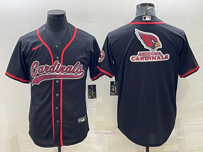 Men's Arizona Cardinals Black Game Jersey1 football jersey product view 1
