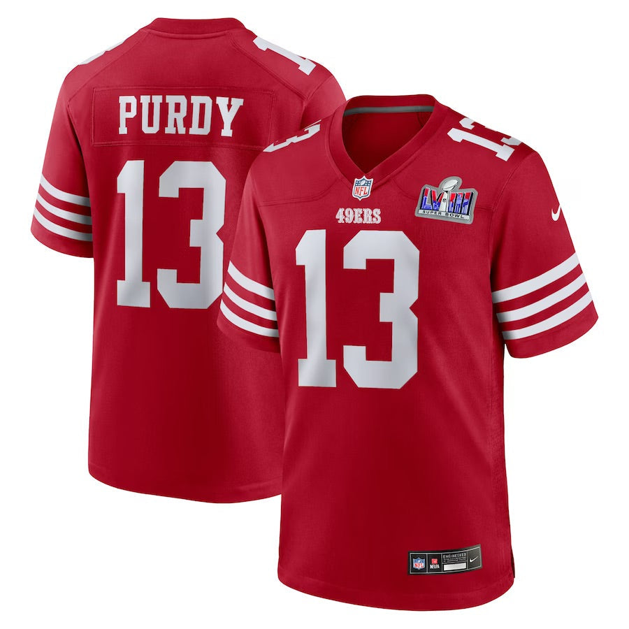 Brock Purdy San Francisco 49ers Super Bowl 2024 Jersey football jersey product view 2