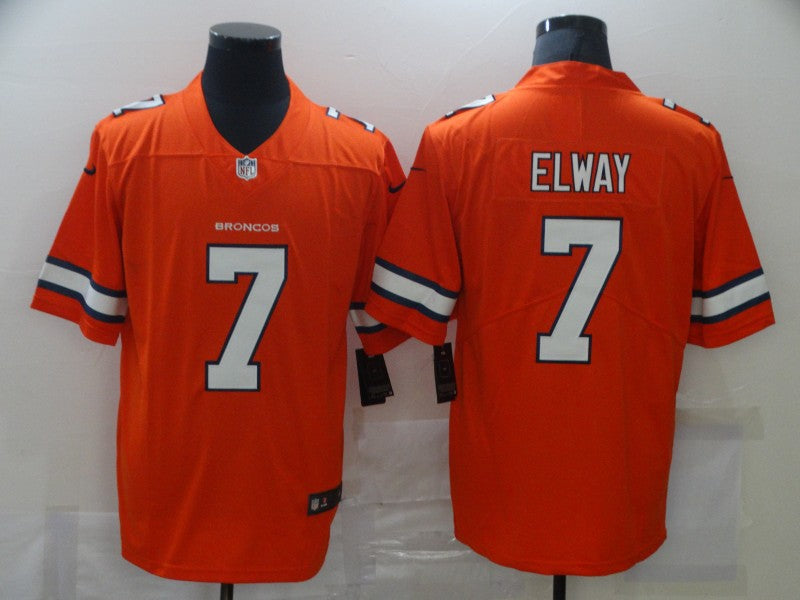Men's Denver Broncos John Elway #7 Orange Game Player Jersey1 football jersey product view 1
