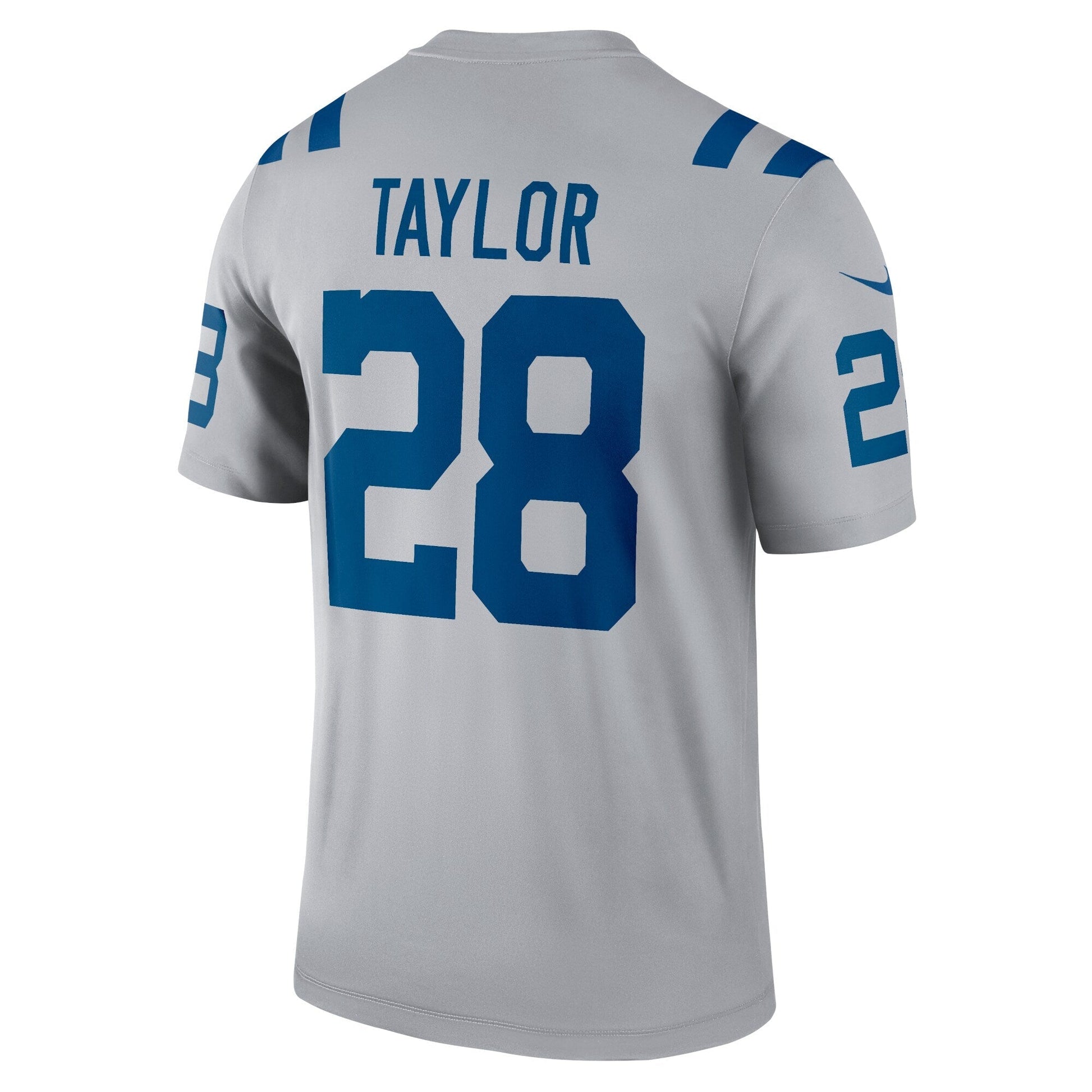 Jonathan Taylor Indianapolis Colts Inverted Legend Jersey - Gray football jersey product view 3