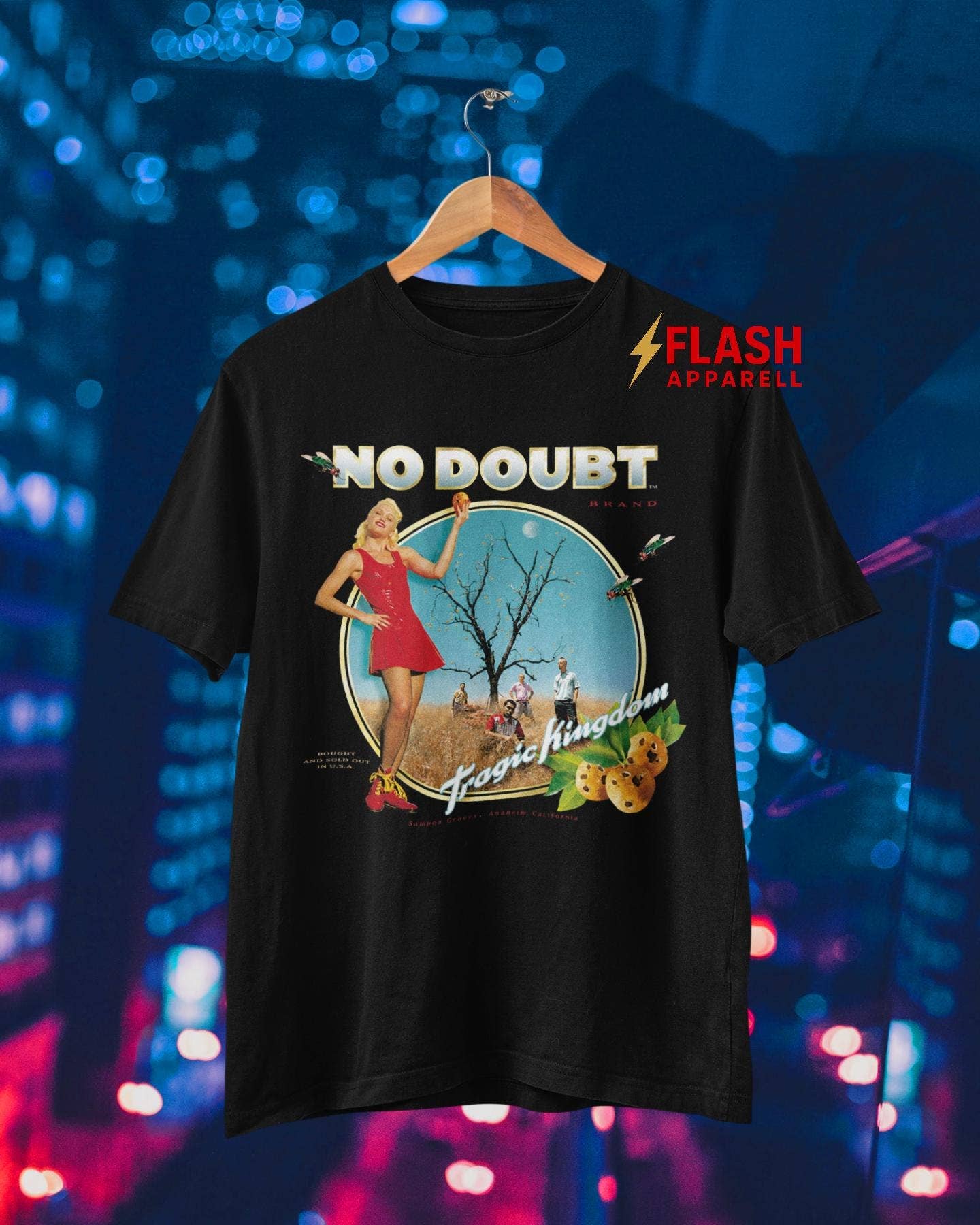 Vintage No Doubt Tragic Kingdom Rock Band Tee Unisex T-shirt, Sweatshirt, Hoodie, Long Sleeve Tee - T-Shirt, Sweatshirt, Hoodie