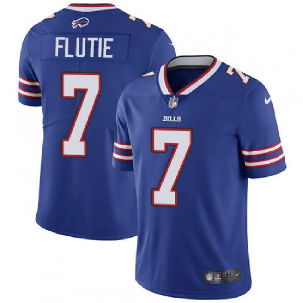 Men's Buffalo Bills #7 Doug Flutie Blue Vapor Untouchable Limited Stitched NFL Jersey football jersey product view 1