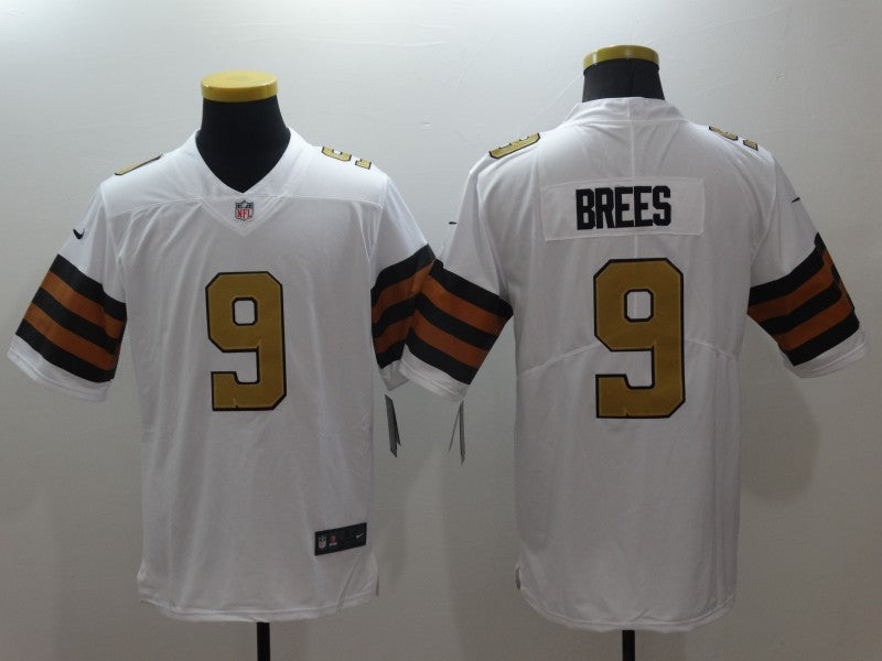 Men's New Orleans Saints Drew Brees White Game Player Jersey football jersey product view 1