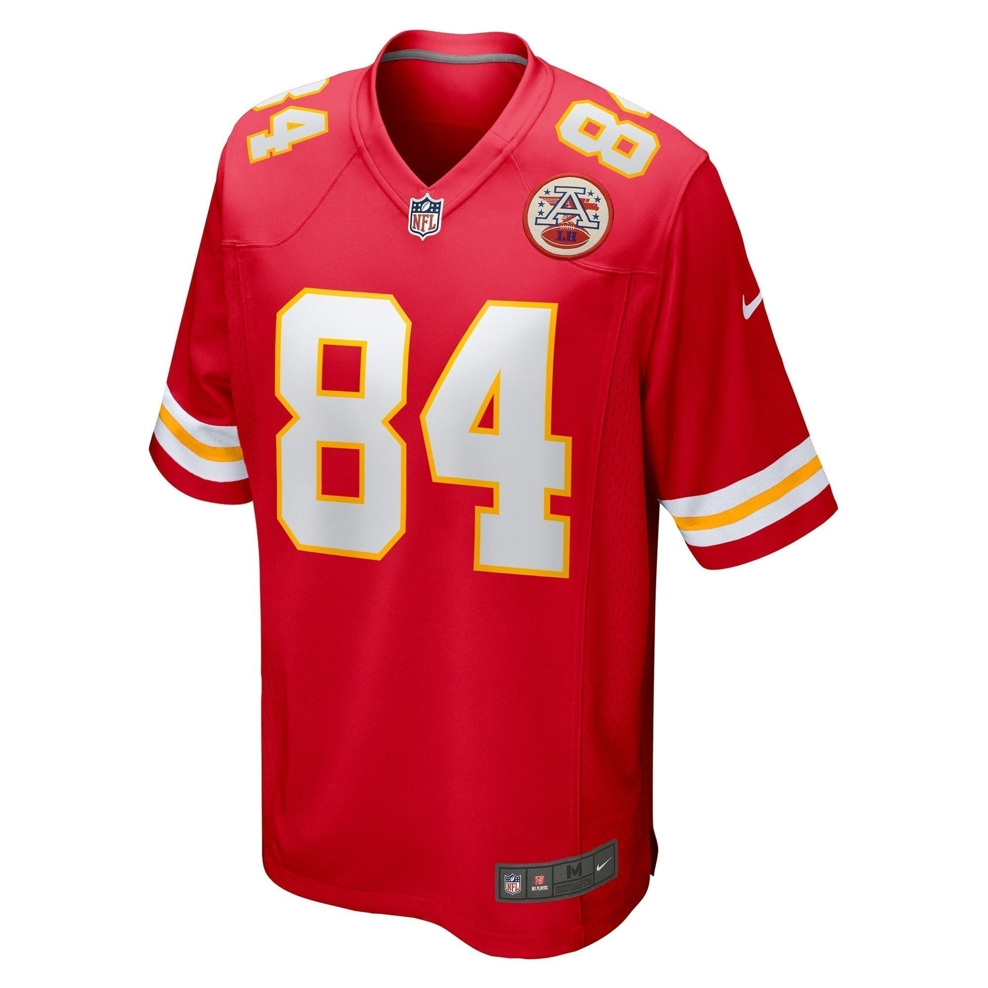 Justin Watson Kansas City Chiefs Game Jersey - Red football jersey product view 2