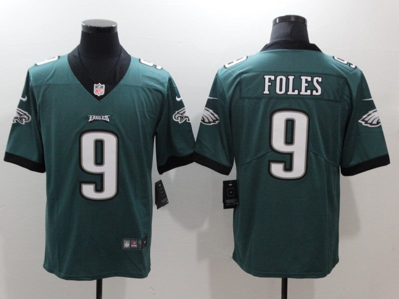 Men's Philadelphia Eagles Nick Foles Midnight Green Game Jersey football jersey product view 1