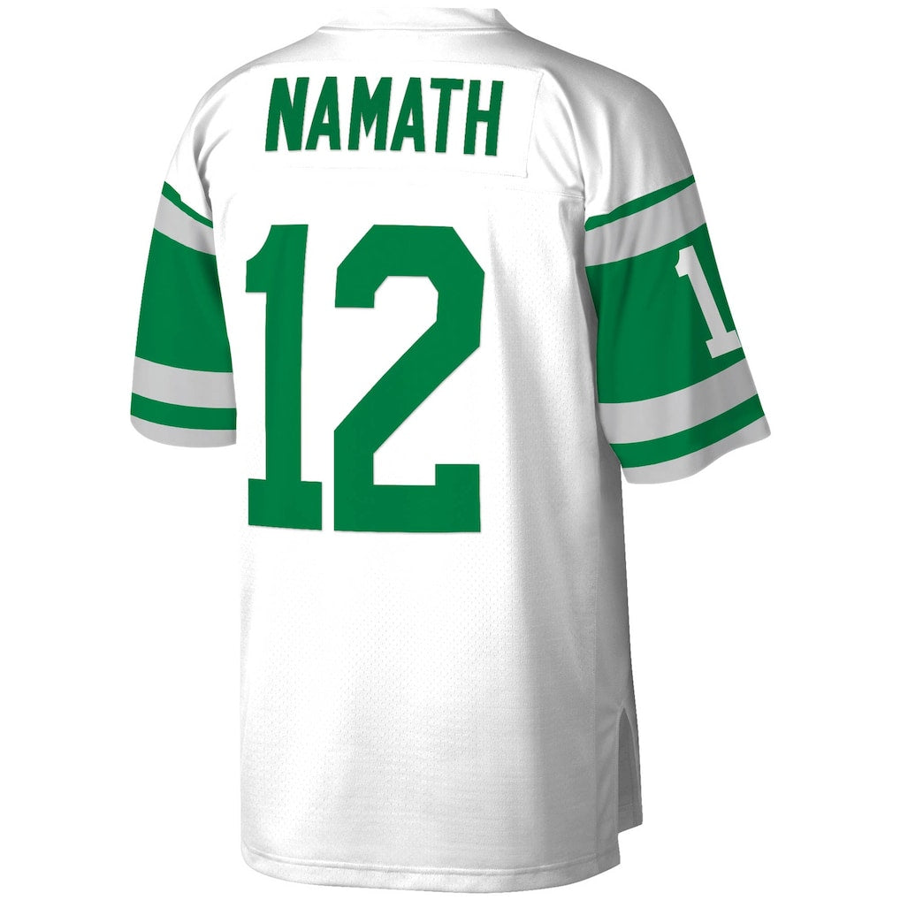 NY.Jets #12 Joe Namath White Legacy Replica Jersey football jersey product view 1