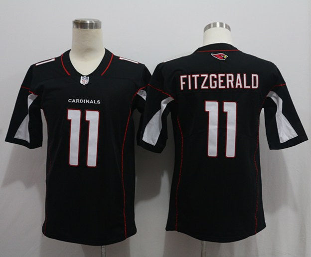 Men's Arizona Cardinals Larry Fitzgerald Black Game Jersey football jersey product view 1