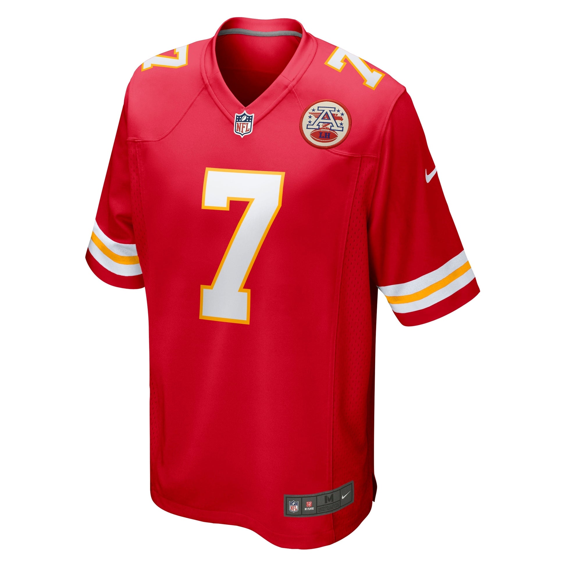 Harrison Butker Kansas City Chiefs Game Jersey - Red football jersey product view 2
