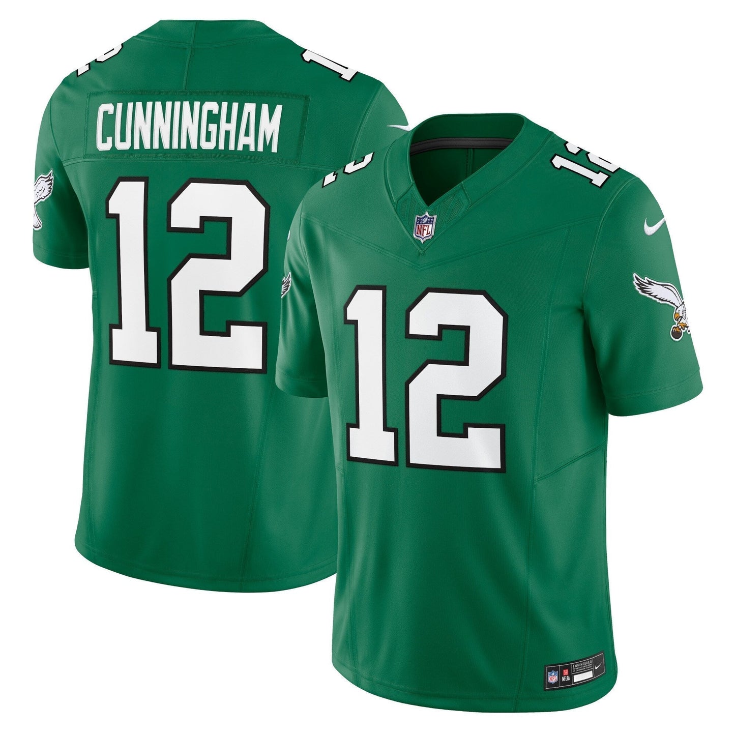 Randall Cunningham Philadelphia Eagles Alternate Vapor F.U.S.E. Limited Jersey - Kelly Green football jersey product view 1