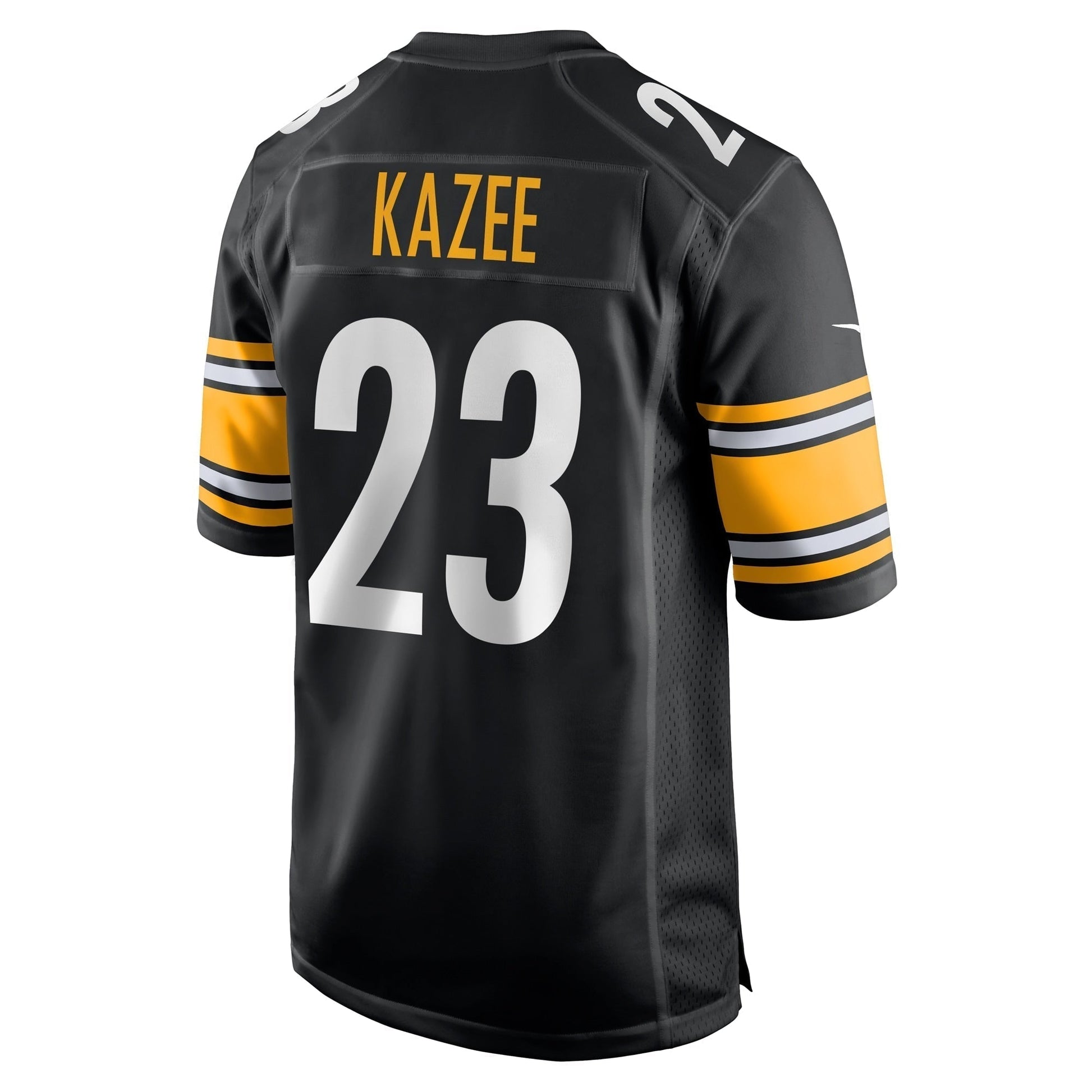 Damontae Kazee Pittsburgh Steelers Game Jersey - Black football jersey product view 3