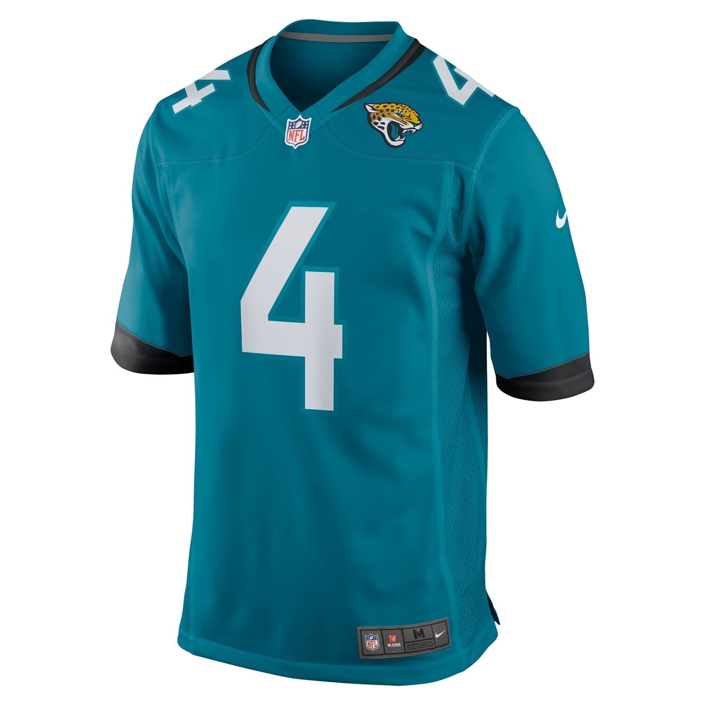 Tank Bigsby Jacksonville Jaguars Game Jersey - Teal football jersey product view 2