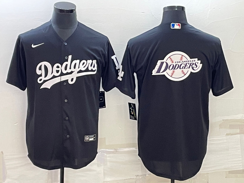 Men's Los Angeles Dodgers Black Collection Player Jersey baseball jersey product view 1