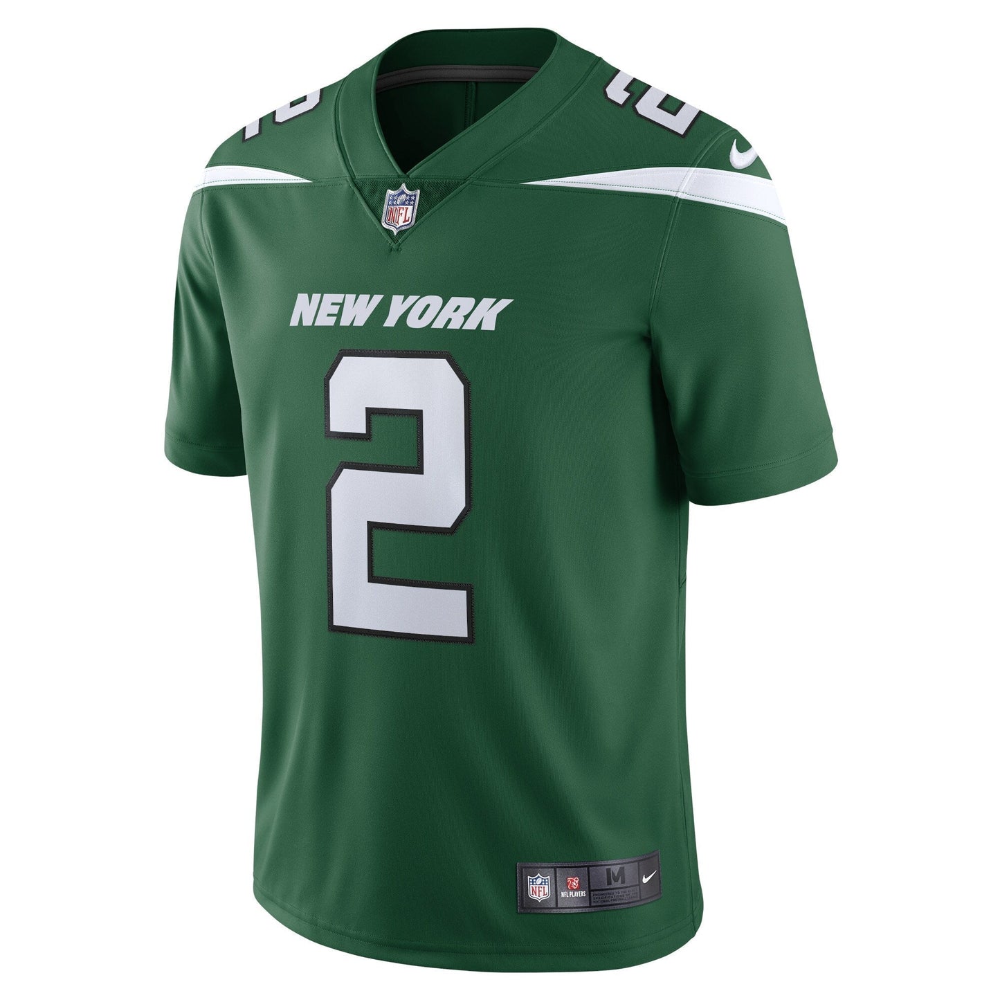 Zach Wilson New York Jets Vapor Limited Jersey - Gotham Green football jersey product view 2