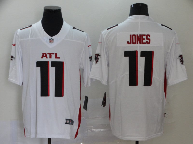 Men's Atlanta Falcons Julio Jones #11 White Game Player Jersey1 football jersey product view 1