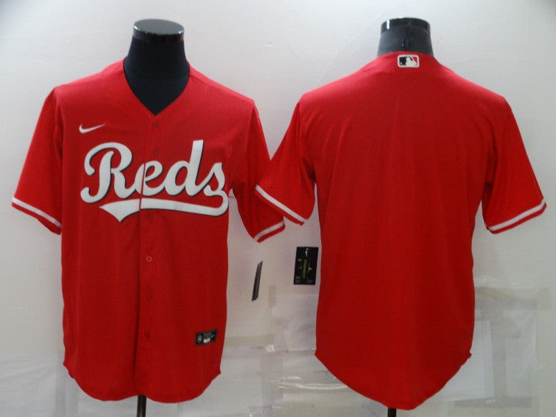 Men's Cincinnati Reds Red Alternate Replica Blank Jersey1 baseball jersey product view 1
