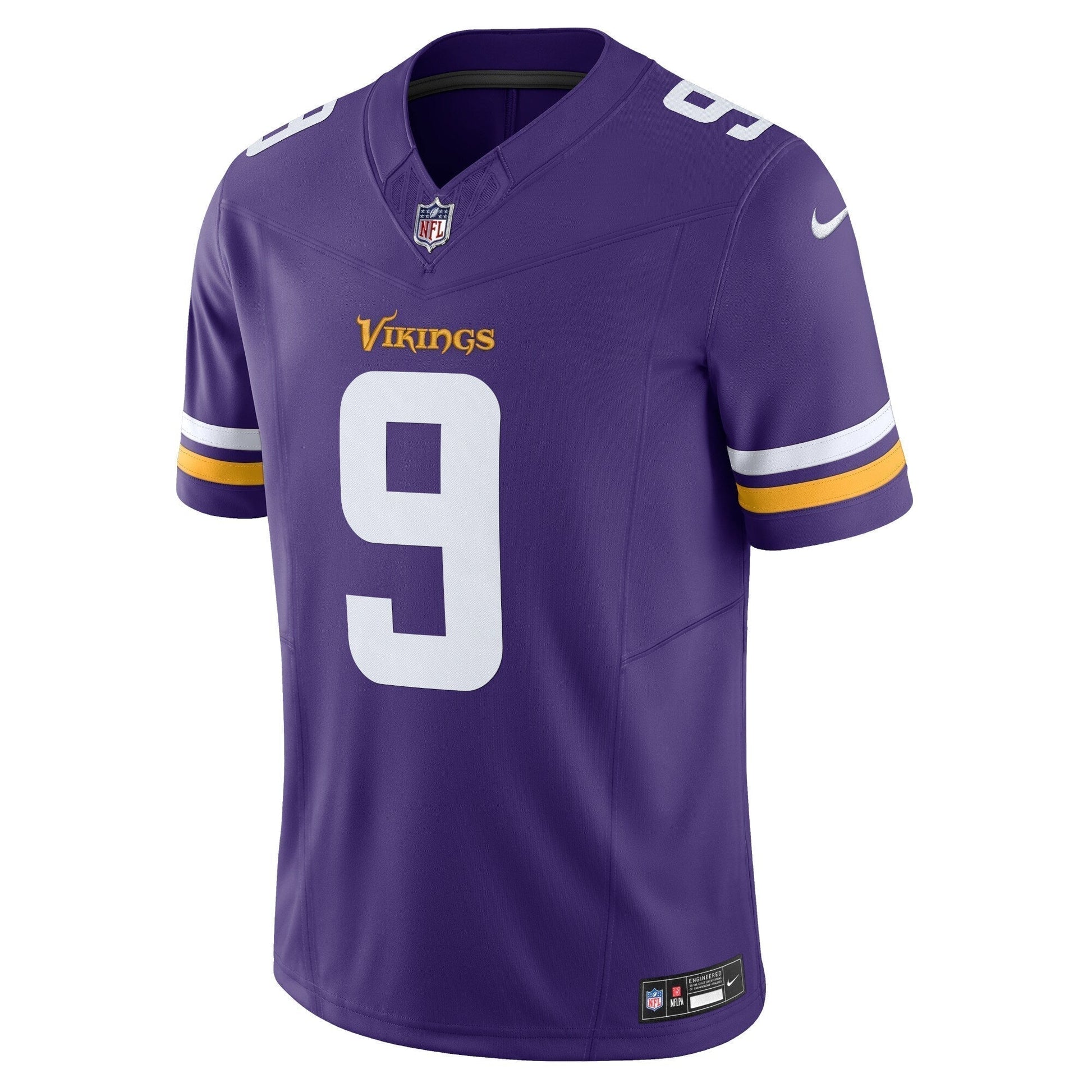 J.J. McCarthy Minnesota Vikings Vapor F.U.S.E. Limited Jersey - Purple football jersey product view 2