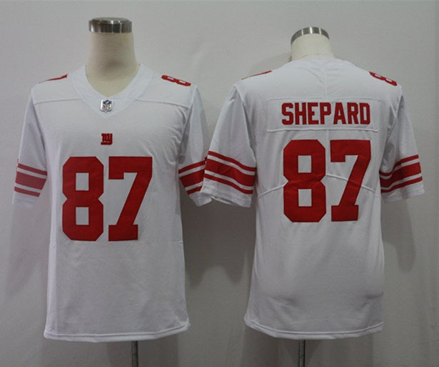 Men's New York Giants Sterling Shepard White Game Player Jersey football jersey product view 1