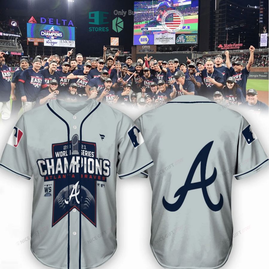 BEST 2021 World Series Champions Atlanta Braves Baseball Jersey Unisex T-shirt, Sweatshirt, Hoodie, Long Sleeve Tee - T-Shirt, Sweatshirt, Hoodie