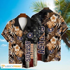 2024 MLB Hibiscus Astros Hawaiian Shirt For Men Women Unisex T-shirt, Sweatshirt, Hoodie, Long Sleeve Tee - T-Shirt, Sweatshirt, Hoodie