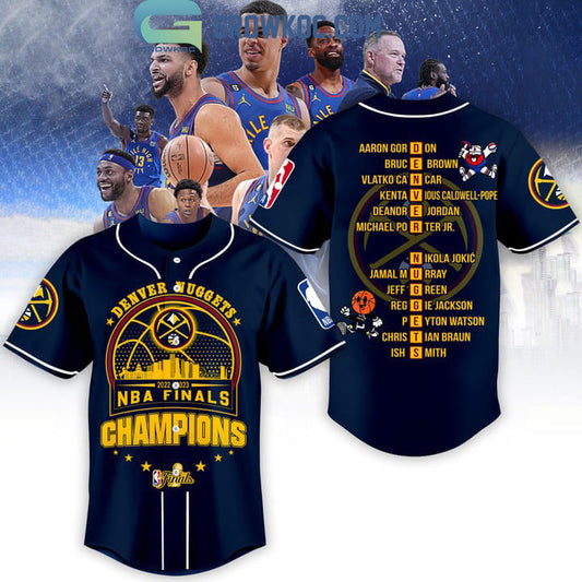 2023 NBA Finals Champions Denver Nuggets Bring It In Midnight Blue Design Baseball Jersey Unisex T-shirt, Sweatshirt, Hoodie, Long Sleeve Tee - T-Shirt, Sweatshirt, Hoodie