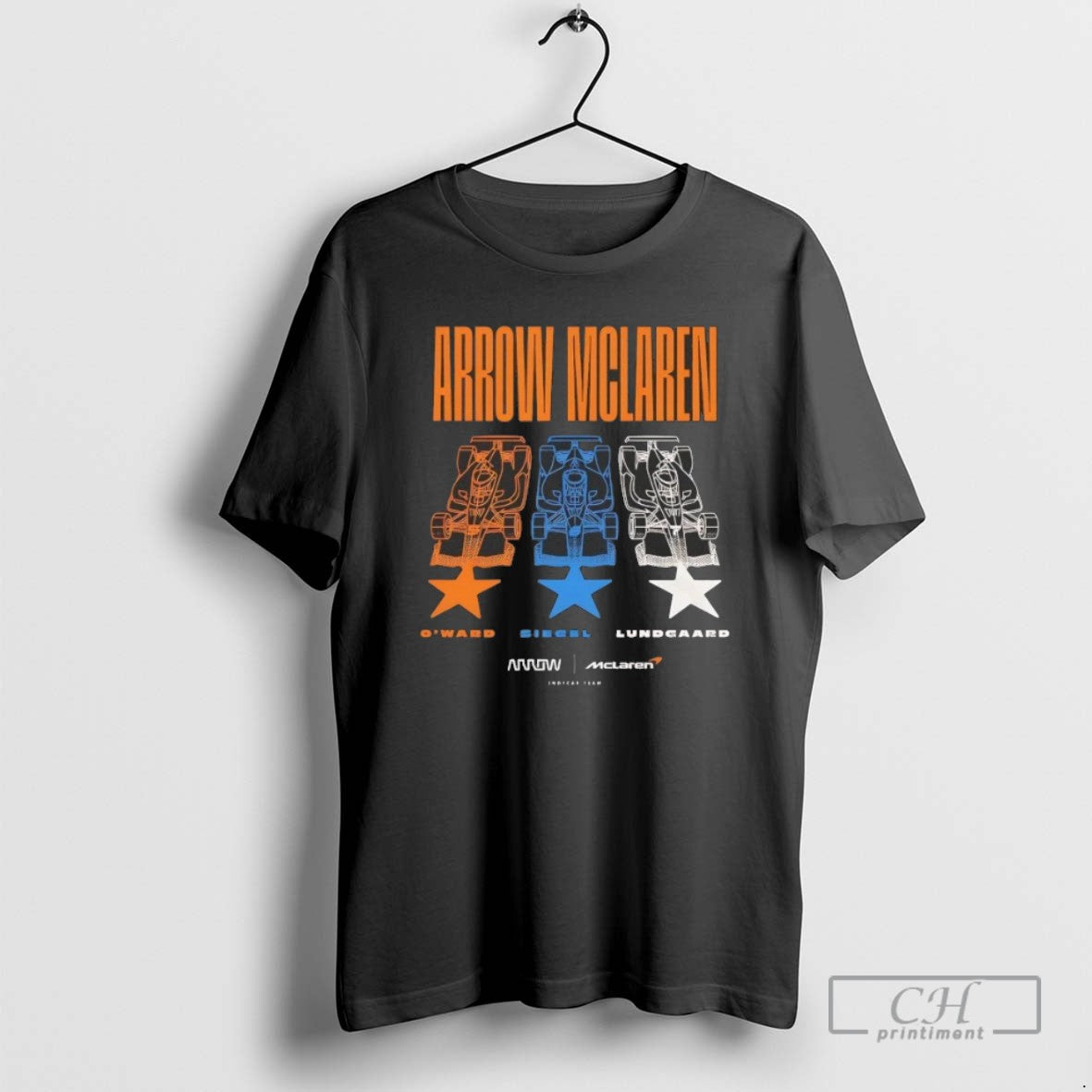 2025 Arrow Mclaren Racing Team Oward Siegel Lundcaard T-Shirts, Hoodie, Sweatshirt - T-Shirt, Sweatshirt, Hoodie