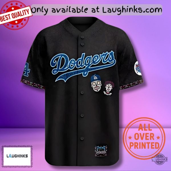 2025 Dodgers Dia De Los Muertos Baseball Jersey Shirt Giveaway 16 September Unisex T-shirt, Sweatshirt, Hoodie, Long Sleeve Tee - T-Shirt, Sweatshirt, Hoodie
