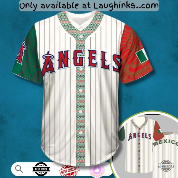 2025 Los Angeles Angels Mexican Heritage Night Baseball Jersey Shirt Giveaway Unisex T-shirt, Sweatshirt, Hoodie, Long Sleeve Tee - T-Shirt, Sweatshirt, Hoodie